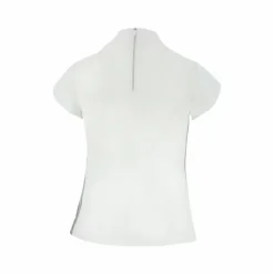 Equithème - Polo manches courtes femme Ocala Blanc Discount