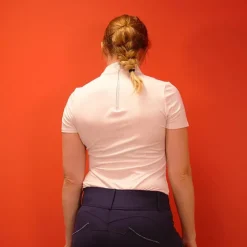 Equithème - Polo manches courtes concours Valence blanc