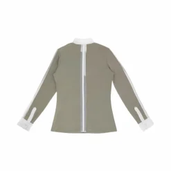 Equithème - Polo manches longues femme Estoril taupe Marron Best