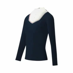 Discount Equithème - Polo manches longues femme Cabourg Marine