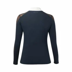 Sale Equithème - Polo manches longues Pekin marine