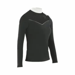 Clearance Equithème - Polo manches longues femme Valencia Noir