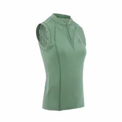 Discount Equithème - Polo sans manches femme Margot édition Je t'aime sauge Vert