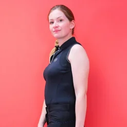 Hot Equithème - Polo sans manches femme Sarah Noir