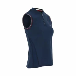 New Equithème - Polo sans manches femme Mia marine