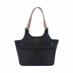 Equithème - Sac cabas zip + élastique Aztec Marine