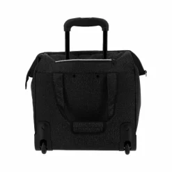 Equithème - Sac de pansage à roulette Noir Discount