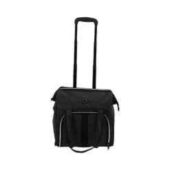 Equithème - Sac de pansage à roulette Noir Discount