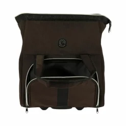 Equithème - Sac de pansage à roulette brun Marron Clearance