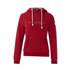 Outlet Equithème - Sweat à capuche femme Britney cerise Rouge