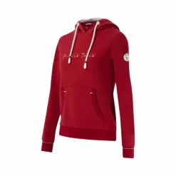 Outlet Equithème - Sweat à capuche femme Britney cerise Rouge