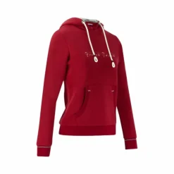 Outlet Equithème - Sweat à capuche femme Britney cerise Rouge
