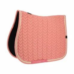 Sale Equithème - Tapis de selle Softypop saumon Rose