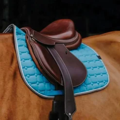 Best Equithème - Tapis de selle Orion turquoise Bleu