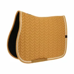 Equithème - Tapis de selle Softypop moutarde Jaune New