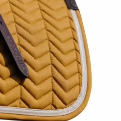 Equithème - Tapis de selle Softypop moutarde Jaune New