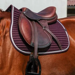 Sale Equithème - Tapis de selle Spring Bordeaux