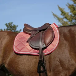 Clearance Equithème - Tapis de selle Classic vieux Rose