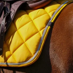 Equithème - Tapis de selle Classic Jaune Online