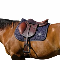 Equithème - Tapis de selle Softhex Marine New