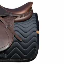 Discount Equithème - Tapis de selle Glossy Noir