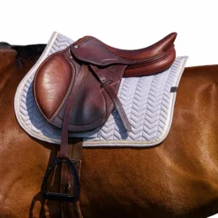 Equithème - Tapis de selle Softypop Gris Discount