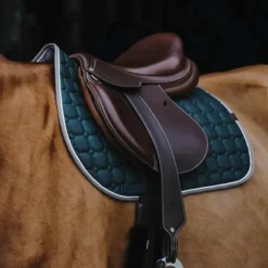 Equithème - Tapis de selle Orion canard Bleu New