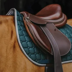 Equithème - Tapis de selle Orion canard Bleu New