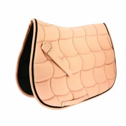 Sale Equithème - Tapis de selle satin gold Rose