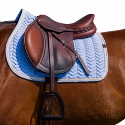 Equithème - Tapis de selle Softypop ciel Bleu Sale