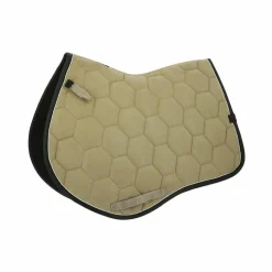 Discount Equithème - Tapis de selle Quadri Beige