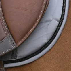 Equithème - Tapis de selle Satin Gris Online
