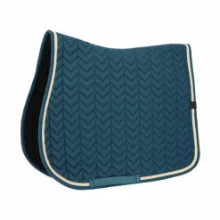 Equithème - Tapis de selle Softypop pétrole Bleu