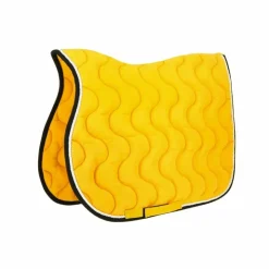 Equithème - Tapis de selle Polyfun Jaune Discount