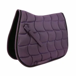 Clearance Equithème - Tapis de selle Satin prune