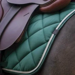 New Equithème - Tapis de selle Classic foncé Vert