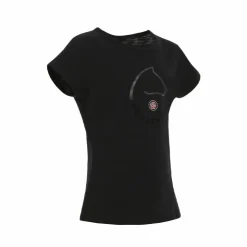 Equithème - T-shirt à manches courtes enfant Claire Noir Sale