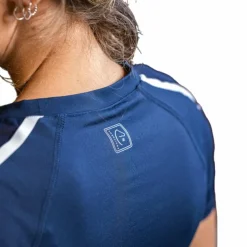 Equithème - T-shirt à manches courtes femme Marion Marine Hot