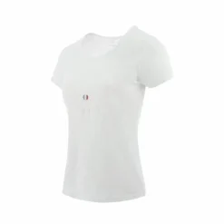 Hot Equithème - T-shirt à manches courtes femme Claire Blanc