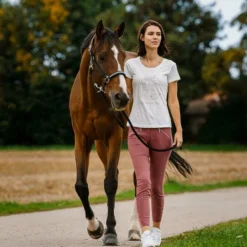 Outlet Equithème - T-shirt femme Magali Blanc