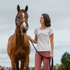 Outlet Equithème - T-shirt femme Magali Blanc