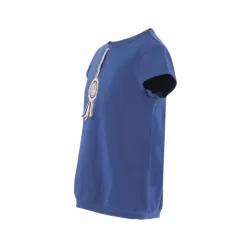 Outlet Equithème - T-shirt manches courtes fille Janice Marine