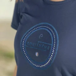 Discount Equithème - T-shirt manches courtes femme Anna Marine