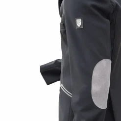 Equithème - Veste de concours Softshell Homme Noir Hot