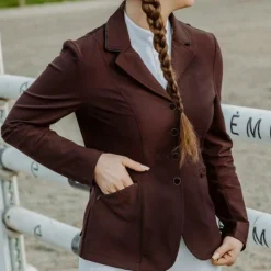 Equithème - Veste de concours femme Olivia Bordeaux