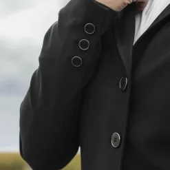 Equithème - Veste de concours femme Nancy Noir Discount