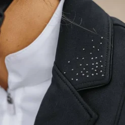 Sale Equithème - Veste de concours femme Stockholm Je t'aime Noir