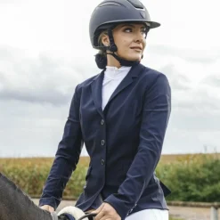 Hot Equithème - Veste de concours femme Nancy Marine