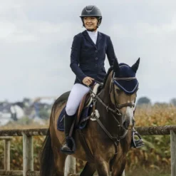 Hot Equithème - Veste de concours femme Nancy Marine