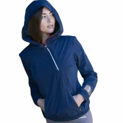 Equithème - Veste de pluie femme Eliza Marine Hot